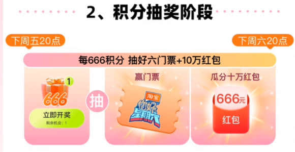 淘出666攒积分赢门票活动攻略-2 淘出666攒积分赢门票活动攻略
