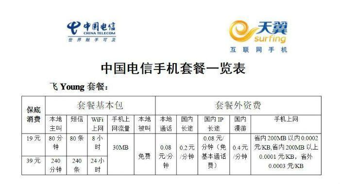 电信100G流量套餐一个月多少钱?