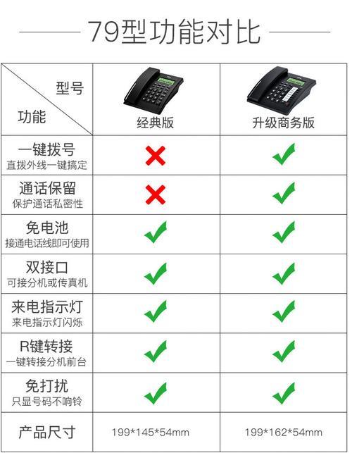 TCL79型电话机设置指南