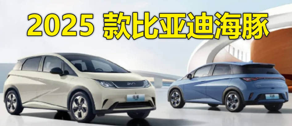 比亚迪2025款海豚纯电小车上市,售价9.98万元起,可享首付5成2年0息